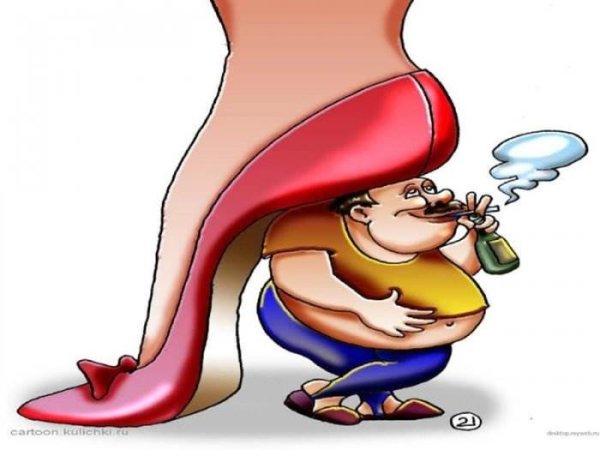 каблук карикатура