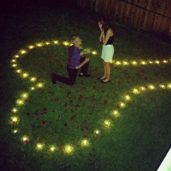 романтическое предложение