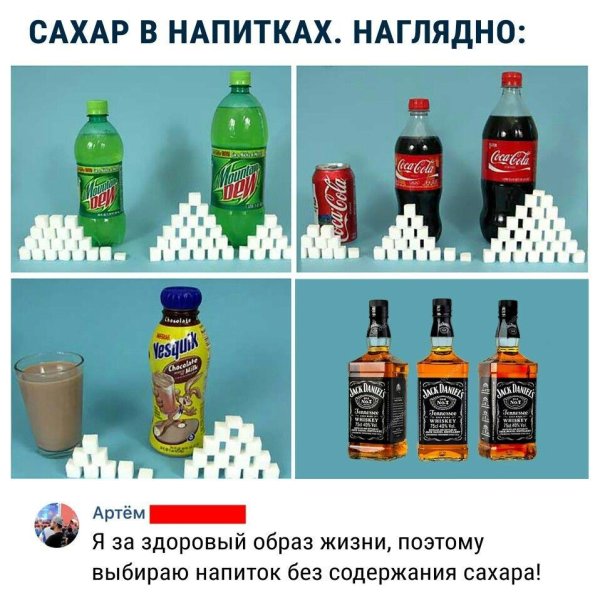 сколько сахара в газировке
