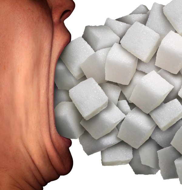 много сахара