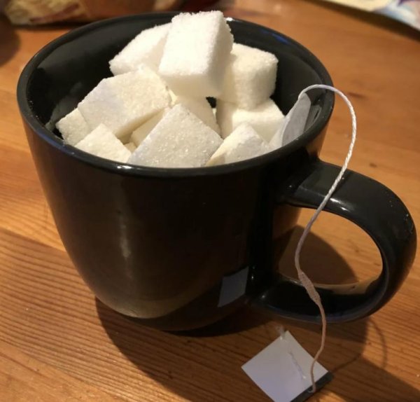 чай с сахаром