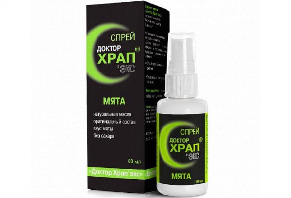доктор храп экс спрей 60 мл мята