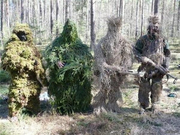 костюмлеший ghillie woodland