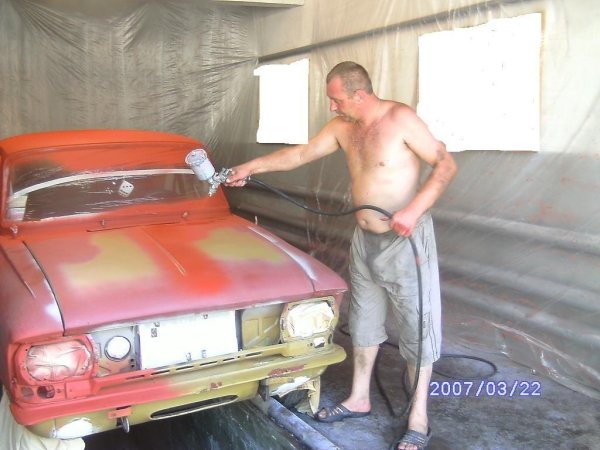 автомаляр в гараже