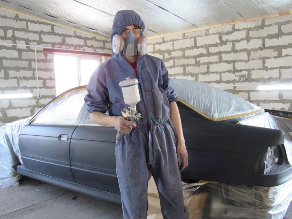 автомалярка в гараже