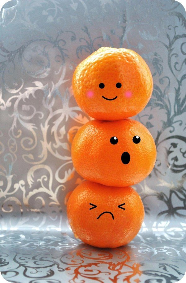 поделка из мандарина