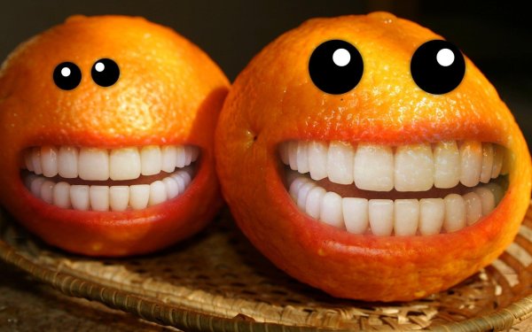 прикольный апельсин