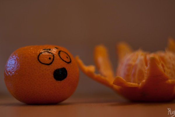 креативный апельсин