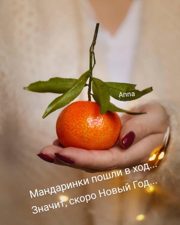 мандаринки скоро новый год