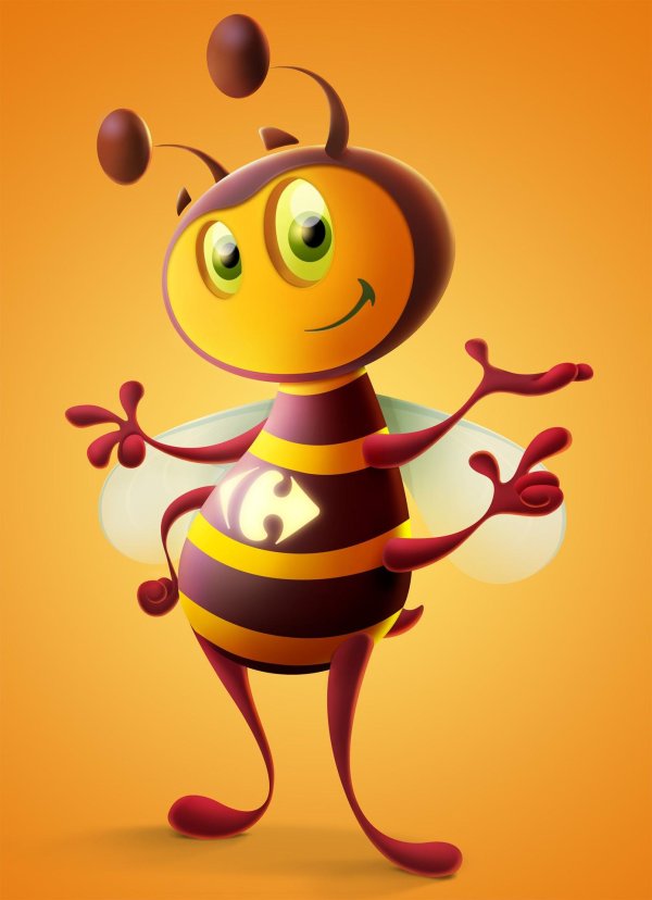 мультяшная пчелка