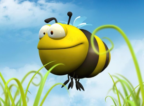 смешная пчелка