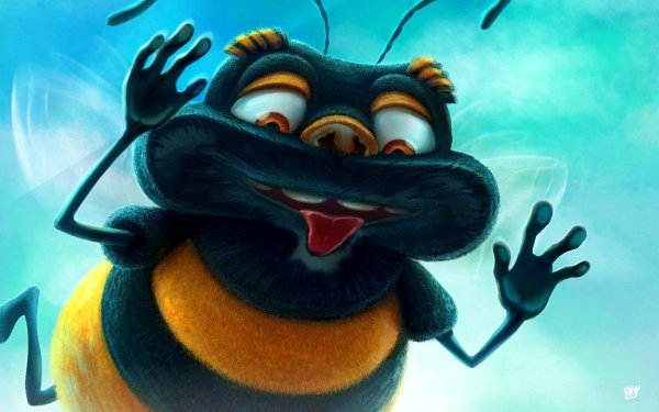 шмель мультяшный