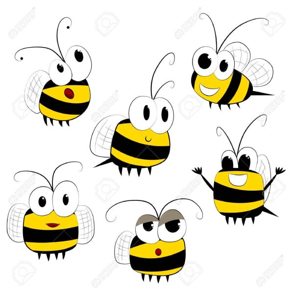 рисунок пчел