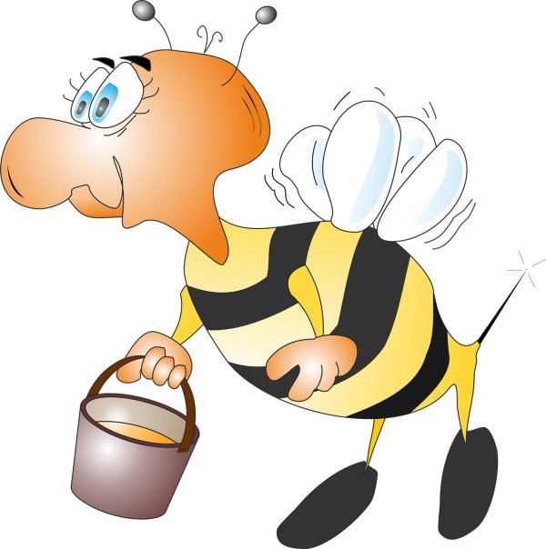 пчелка с ведром