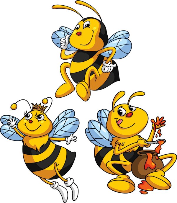 мультяшная пчелка
