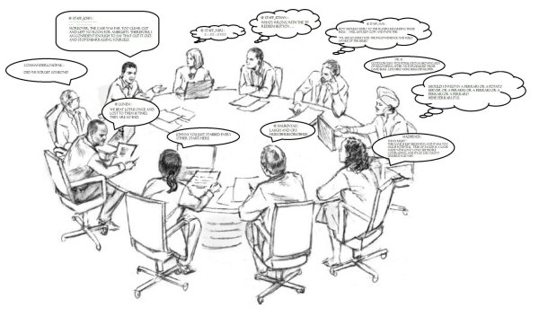 переговоры рисунок