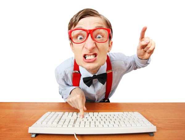 компьютер смешной