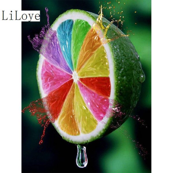 разноцветный лимон