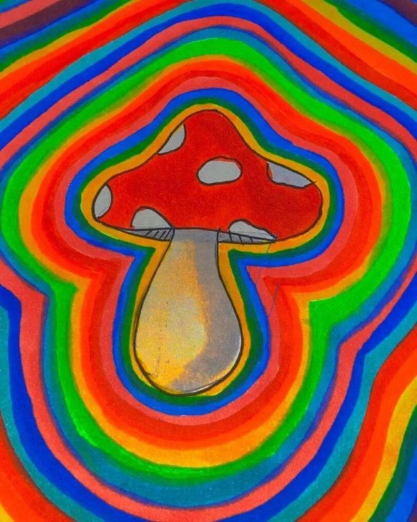 хиппи живопись