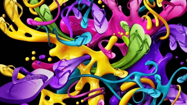 разноцветная абстракция