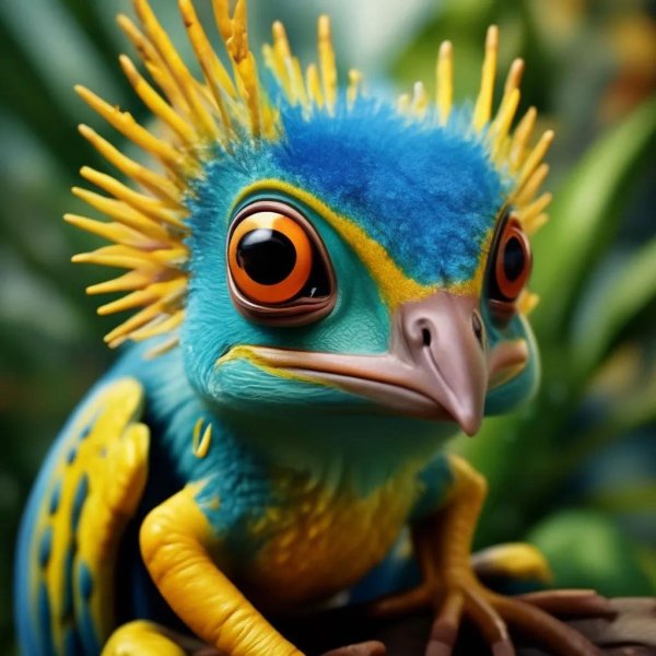 необычная птица