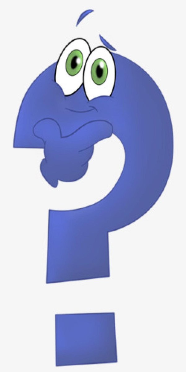 вопросительный знак мультяшный
