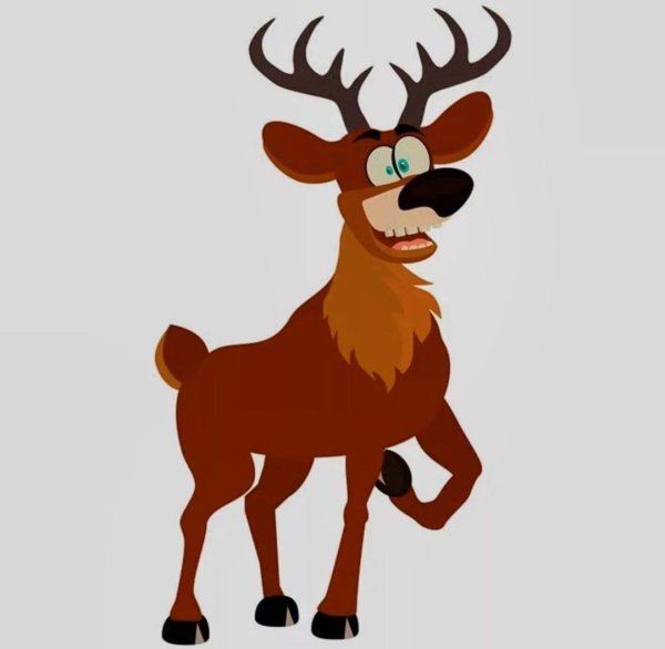 лось мультяшный