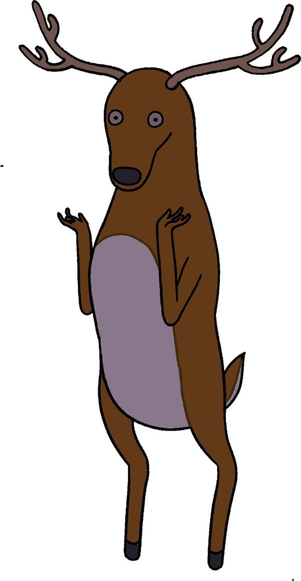мультяшные олени