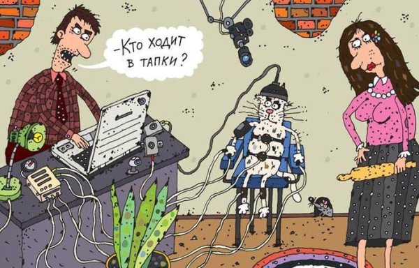 полиграф карикатура