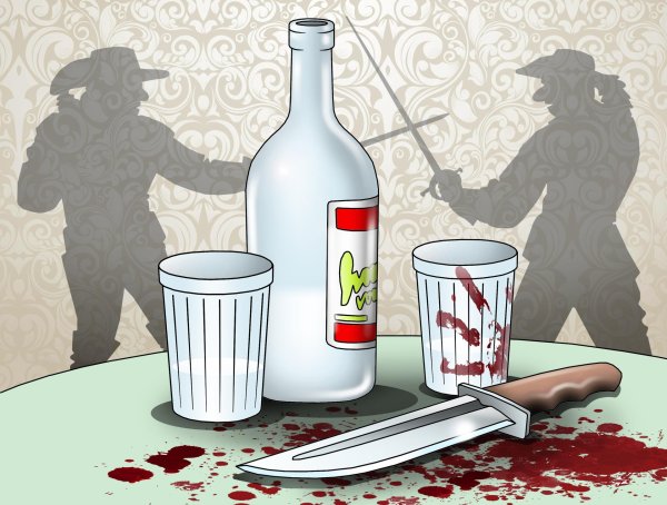 бутылка водка