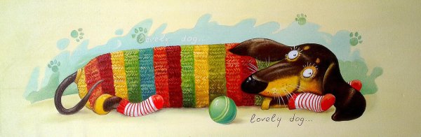 иллюстрации ереминаношин таксы