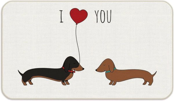 валентинка с таксой