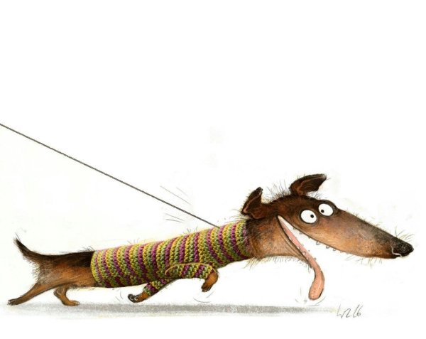 иллюстрации ереминаношин таксы