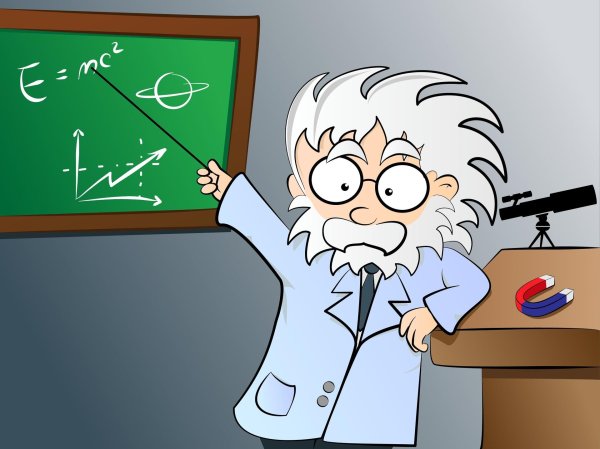 мультяшный ученый