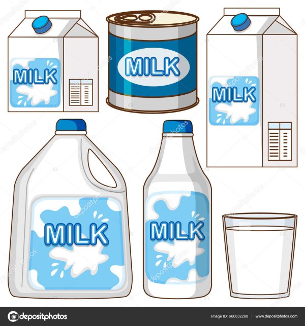 картонная бутылка молока