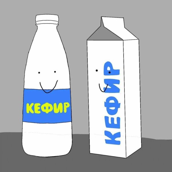 бутылка кефира