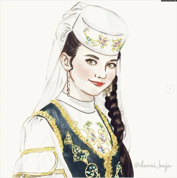 национальный наряд крымских татарок