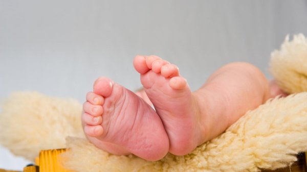 ножки младенца