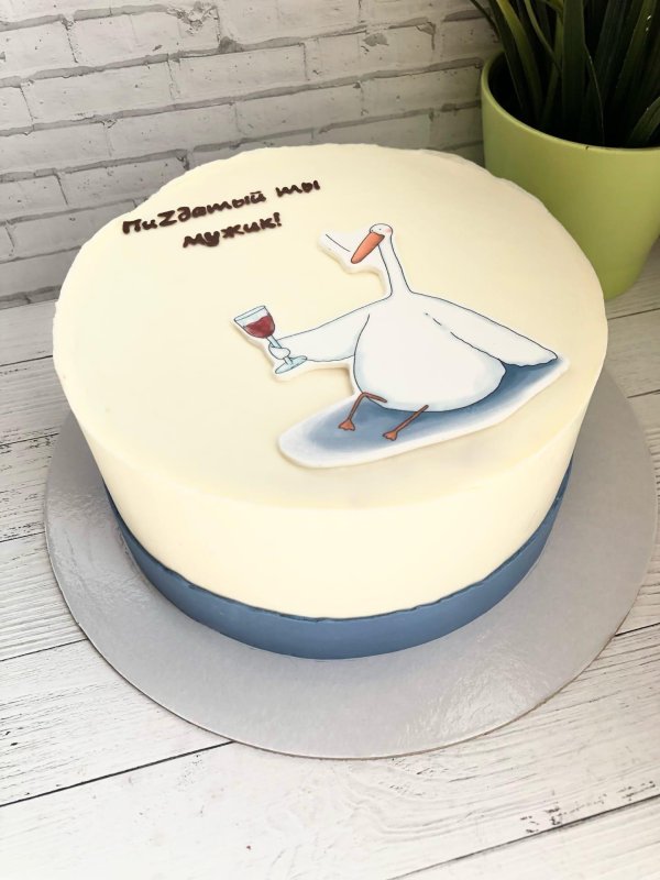 торт с гусем