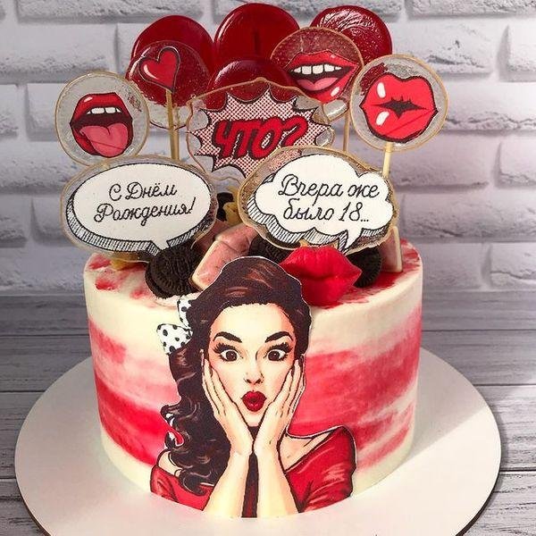 тортик для девушки