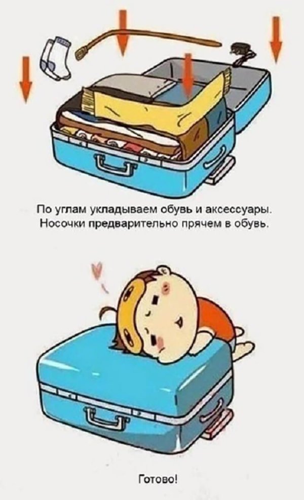 упакуй чемодан