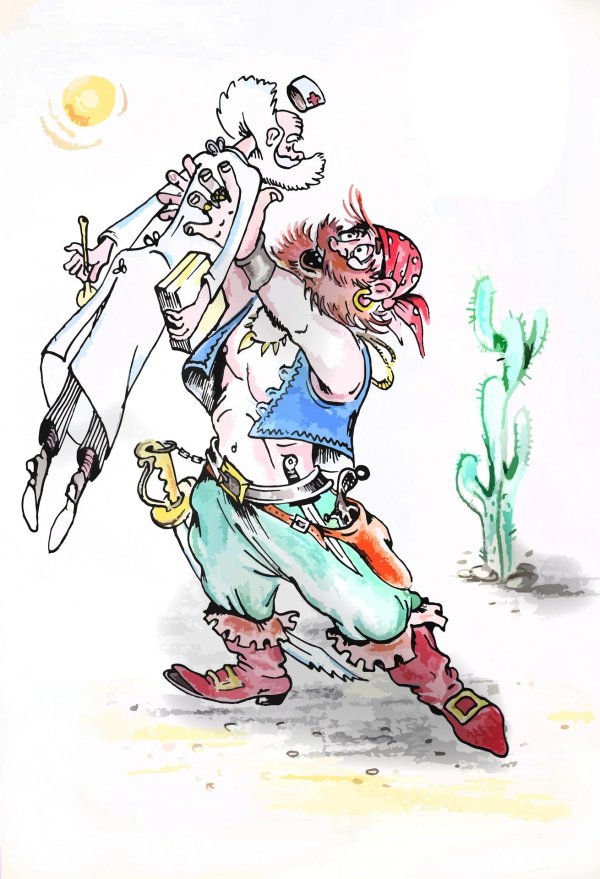 бармалей рисунок