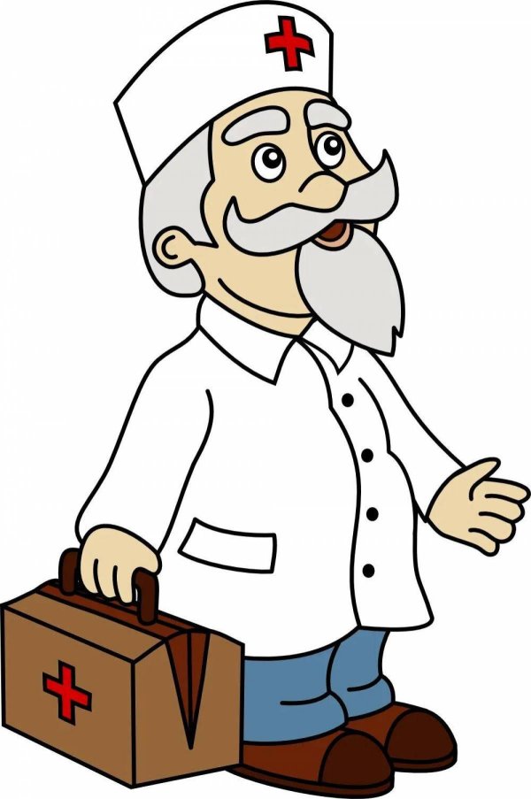 детский рисунок доктора