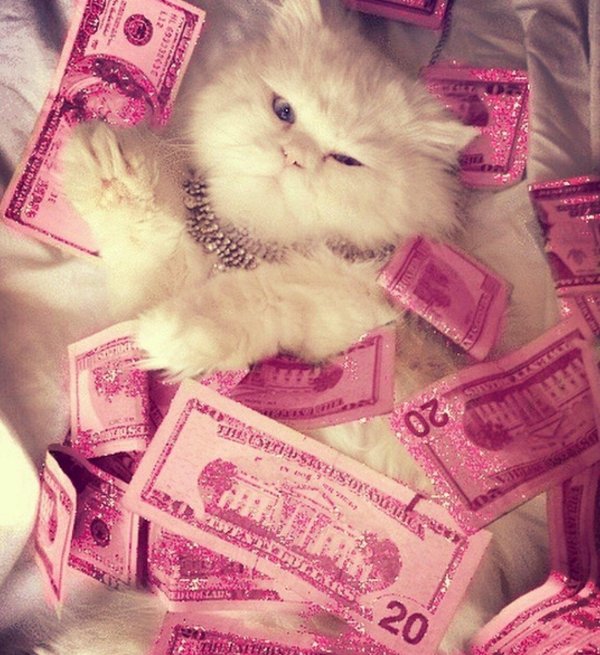 розовые деньги