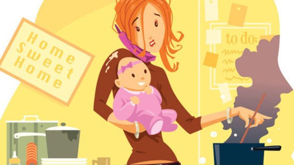 работающая мама