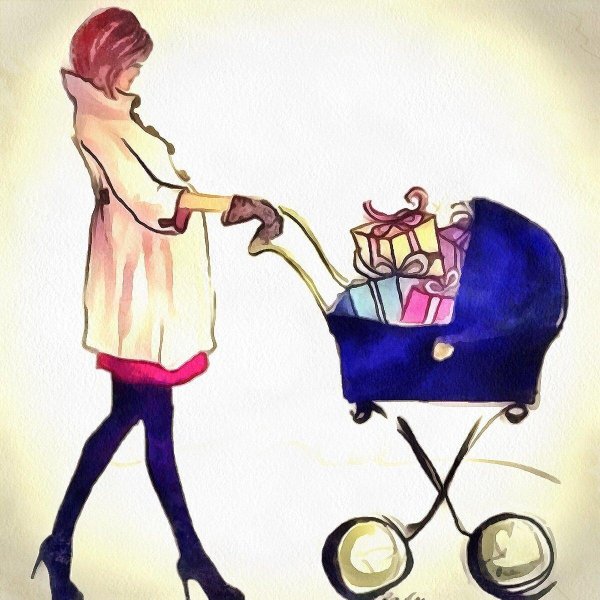 модная иллюстрация