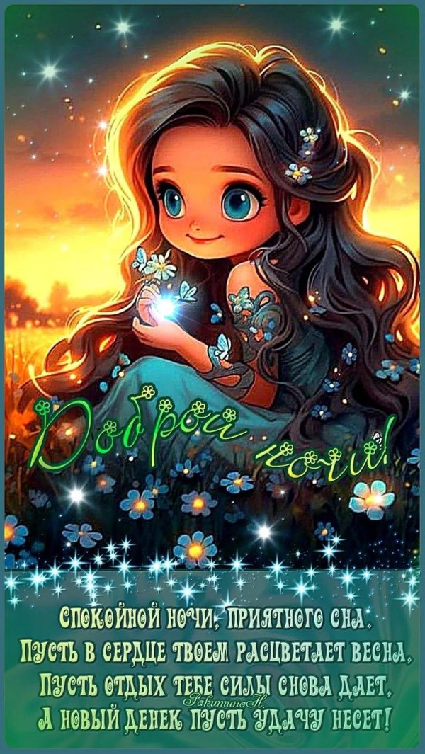 спокойной ночи красивая
