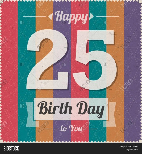 25 лет поздравление