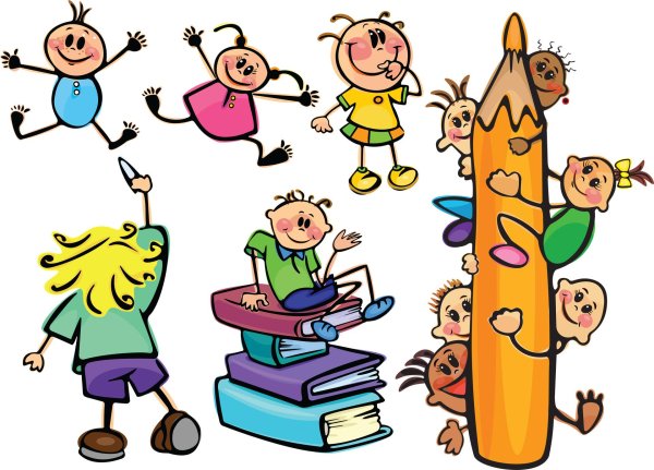 школа мультяшная