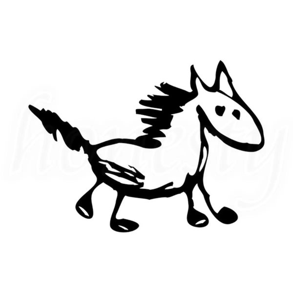 осел раскраска